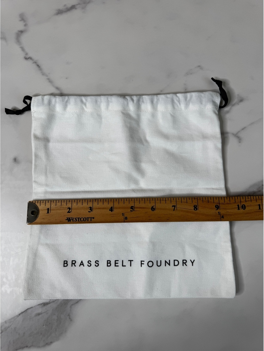 Aritzia Dust Bag 9.5”x9.75” White New - Picture 3 of 3